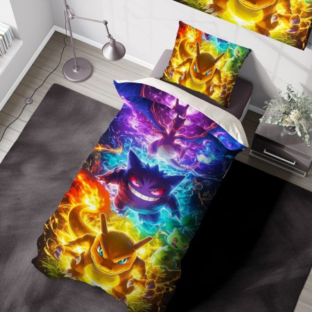 ست روتختی طرح رنگی انیمیشن کودکانه