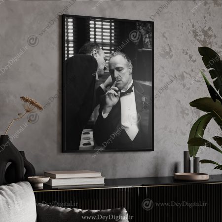 تابلو فریم دار با عکس گاد فادر