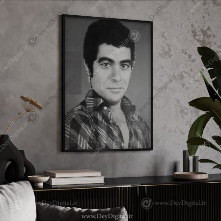 تابلو مشاهیر ایران با تصویر بهروز وثوقی چهره ماندگار سینما