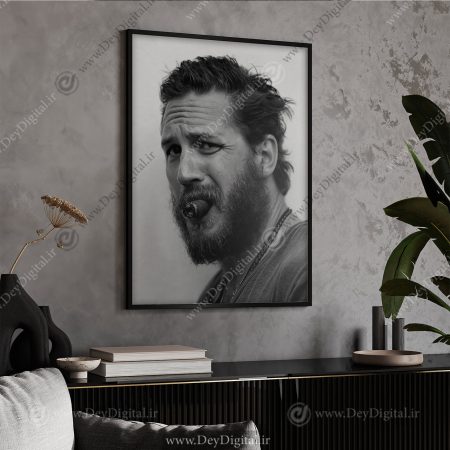 تابلو دکوراتیو چهره محبوب تام هاردی