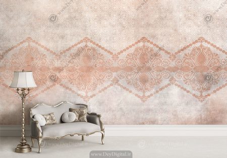 پوستر دیواری طرح پتینه با زمینه روشن