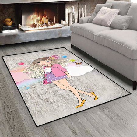 فرشینه اتاق دخترانه پرنسسی