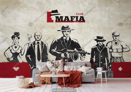 پوستر دیواری طرح بازی مافیا