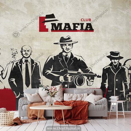 پوستر دیواری طرح بازی مافیا