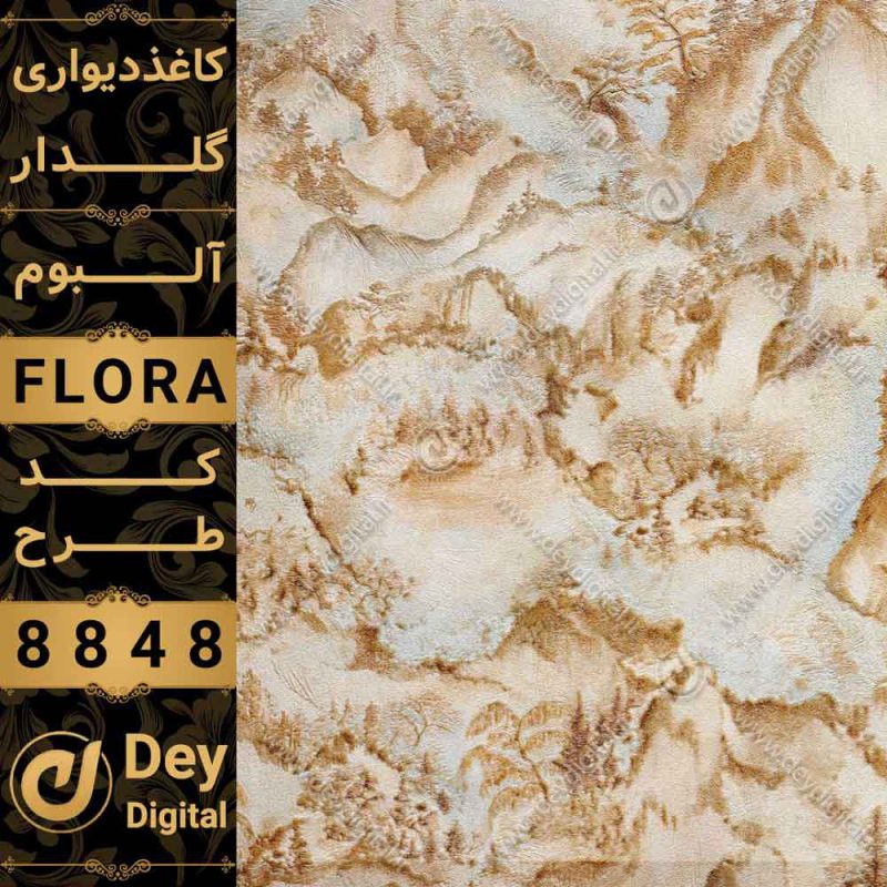 کاغذ دیواری 034-Flora