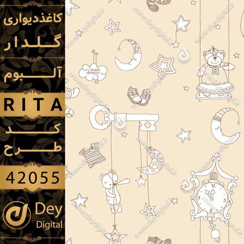 کاغذ دیواری 42055-RITA