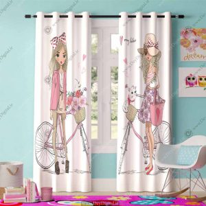 پرده چاپی اتاق دخترانه PK-2807