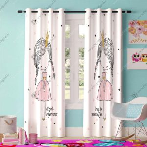 پرده چاپی اتاق دخترانه PK-2804