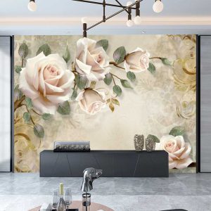 پوستردیواری رز سه بعدی