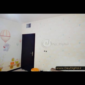 نمونه اجرای کاغذ دیواری