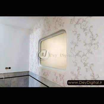 نمونه اجرای کاغذ دیواری