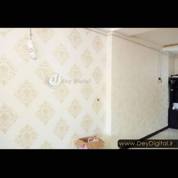 نمونه اجرای کاغذ دیواری