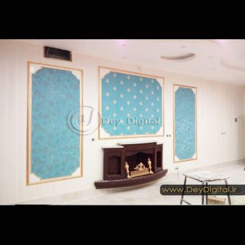 نمونه اجرای کاغذ دیواری