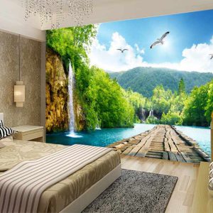 پوستر دیواری منظره ای طبیعی و سه بعدی