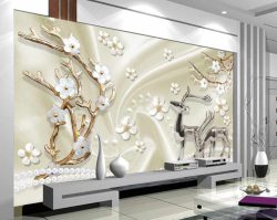 پوستر دیواری شاخه های طلایی