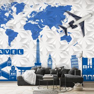پوستر دیواری آبرای ژانس هواپیمایی مسافربری