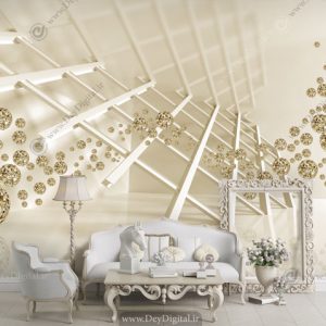 پوستر دیواری سه بعدی گوی معلق BA-1606