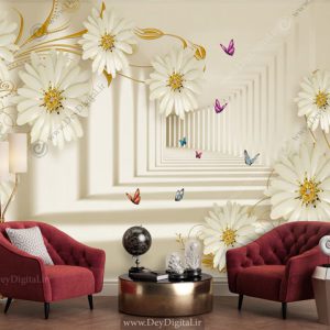 پوستر دیواری سه بعدی تونل BA-1618