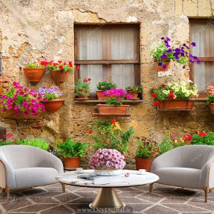 پوستر طبیعت ایران کوچه باغ های سنتی BA-2420