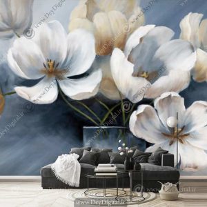 پوستر دیواری گل سه بعدی BA-2501