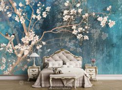 پوستر دیواری درخت شکوفه BA-2502