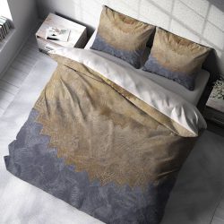 ست روتختی دونفره طرح شمسه طلایی