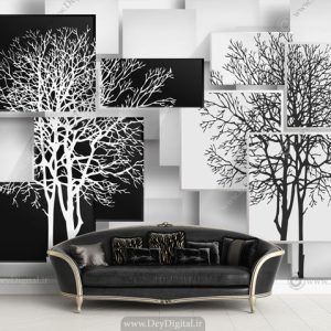 پوستر دیواری سه بعدی طرح مدرن BA-2717
