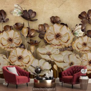 پوستر دیواری گل هنری BA-2728