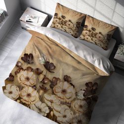 روتختی دونفره طرح گل نقاشی