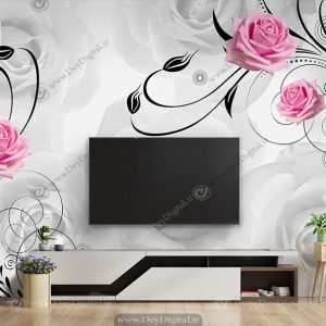 خرید پوستر دیواری سه بعدی پشت تلویزیون