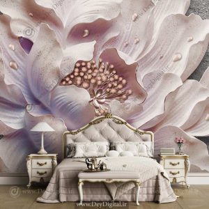 پوستر دیواری گل سه بعدی BA-2745
