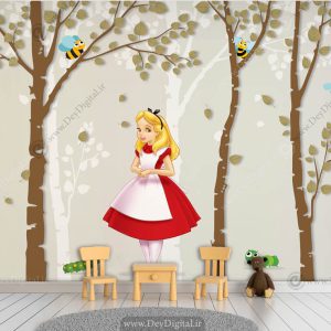 پوستر دیواری دخترانه BA-2763