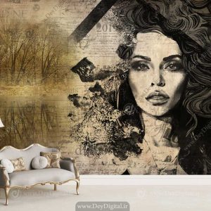 پوستر دیواری چهره هنری BA-2792