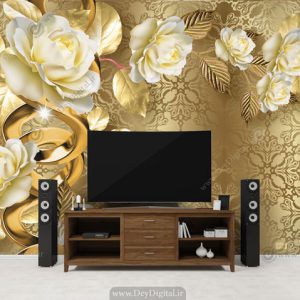 پوستر دیو.اری پشت تلویزیون طلایی BA-2806