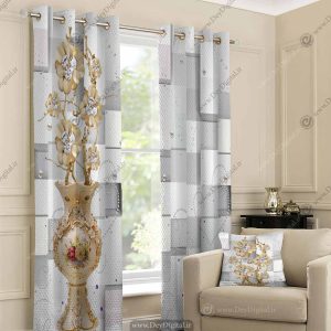 پرده طرح سه بعدی BA-2946