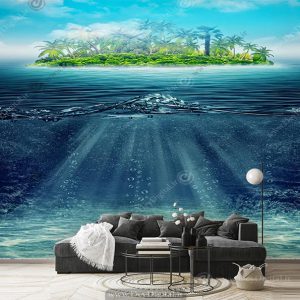 پوستر دیواری طبیعت طرح دریا BA-2980