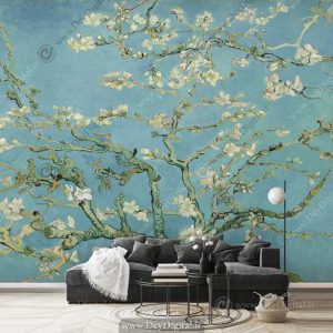 پوستر دیواری گل نقاشی BA-3150