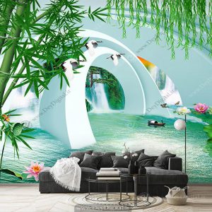 پوستر دیواری طیعت سه بعدی