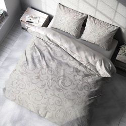 سرویس روتختی دونفره ساده و شیک طرح گل اسلیمی نقره ای