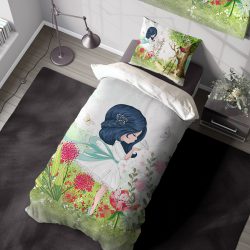 سرویس روتختی دخترانه طرح فانتزی فرشته کوچولو