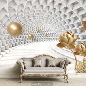 پوستر دیواری سه بعدی طرح تونل BA-3740