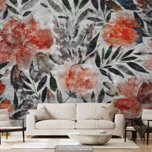 پوستر دیواری گل هنری BA-3766