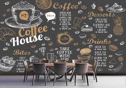 پوستر دیواری برای کافه