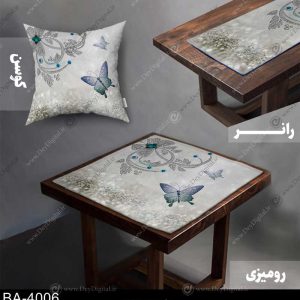 رانر و رومیزی طرح سه بعدی کد BA-4006