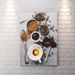 تابلو شاسی کافی شاپ طرح فنجون قهوه