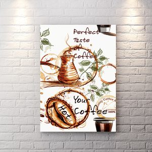 تابلو غکس کافه طرح /ابرنگی