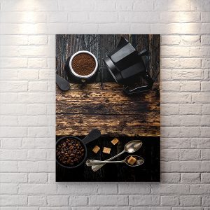 تابلو شاسی چاپ سیلک برای کافه