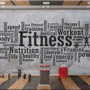 پوستر دیواری نوشته انگلیسی جملات انگیزشی فیتنس