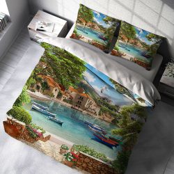روتختی دونفره سه بعدی طرح سواحل ایتالیا