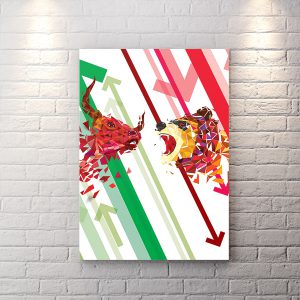 تابلو دکوراتیو طرح ارز دیجیتال